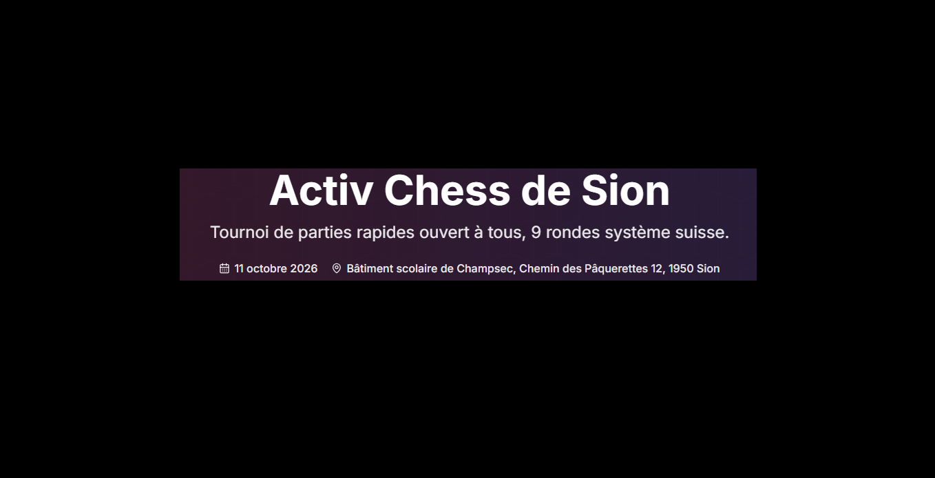 Activ Chess de Sion